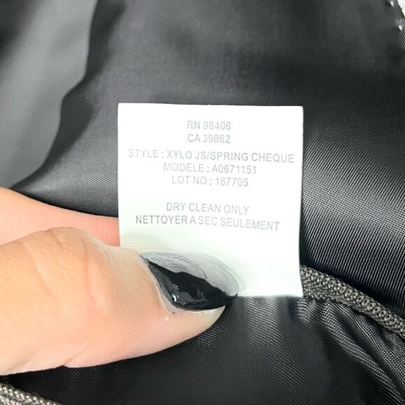 Theory Blazer Men’s 42L Grey with Fain Plaid Design Wool Blend Suit Jacket - Picture 6 of 7